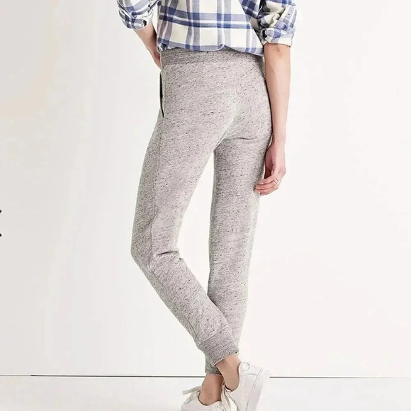 Madewell Heathered Offline Slim Sweatpants XXS Gray F4470 100% Cotton Pockets - Picture 7 of 8